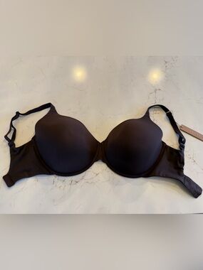 NWT SKIMS Fits Everybody TShirt Demi Bra Espresso 32H